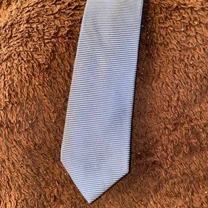 🤖 EXPRESS Blue white striped neck tie